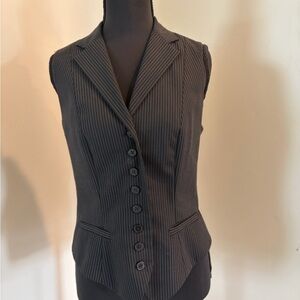 Ralph Lauren Women's Pinstripe Vest